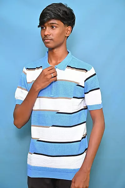 COLLOR TSHIRT SKYBLUE