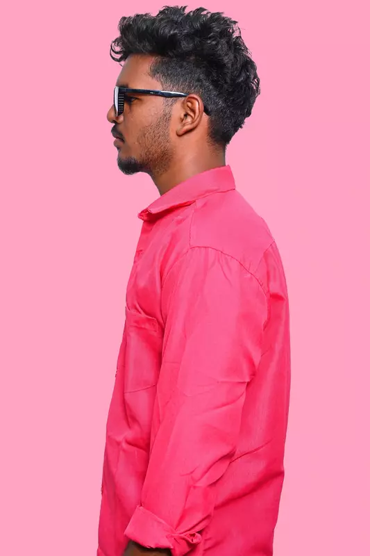 PLAIN SHIRT RED
