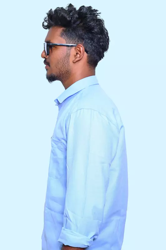 PLAIN SHIRT SKYBLUE